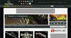 Desktop Screenshot of film-warcraft.judgehype.com